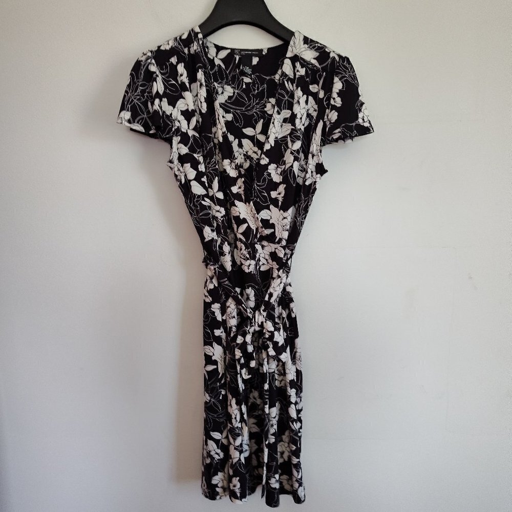 INC Floral Faux Wrap Dress
